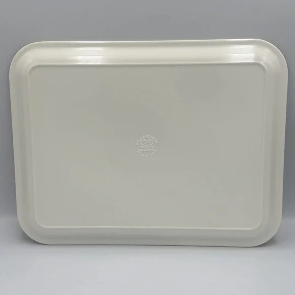 Easter Bunny Melamine Serving Tray Mushroom Farm Cottagecore Spring Decor 10x13 - Picture 6 of 6